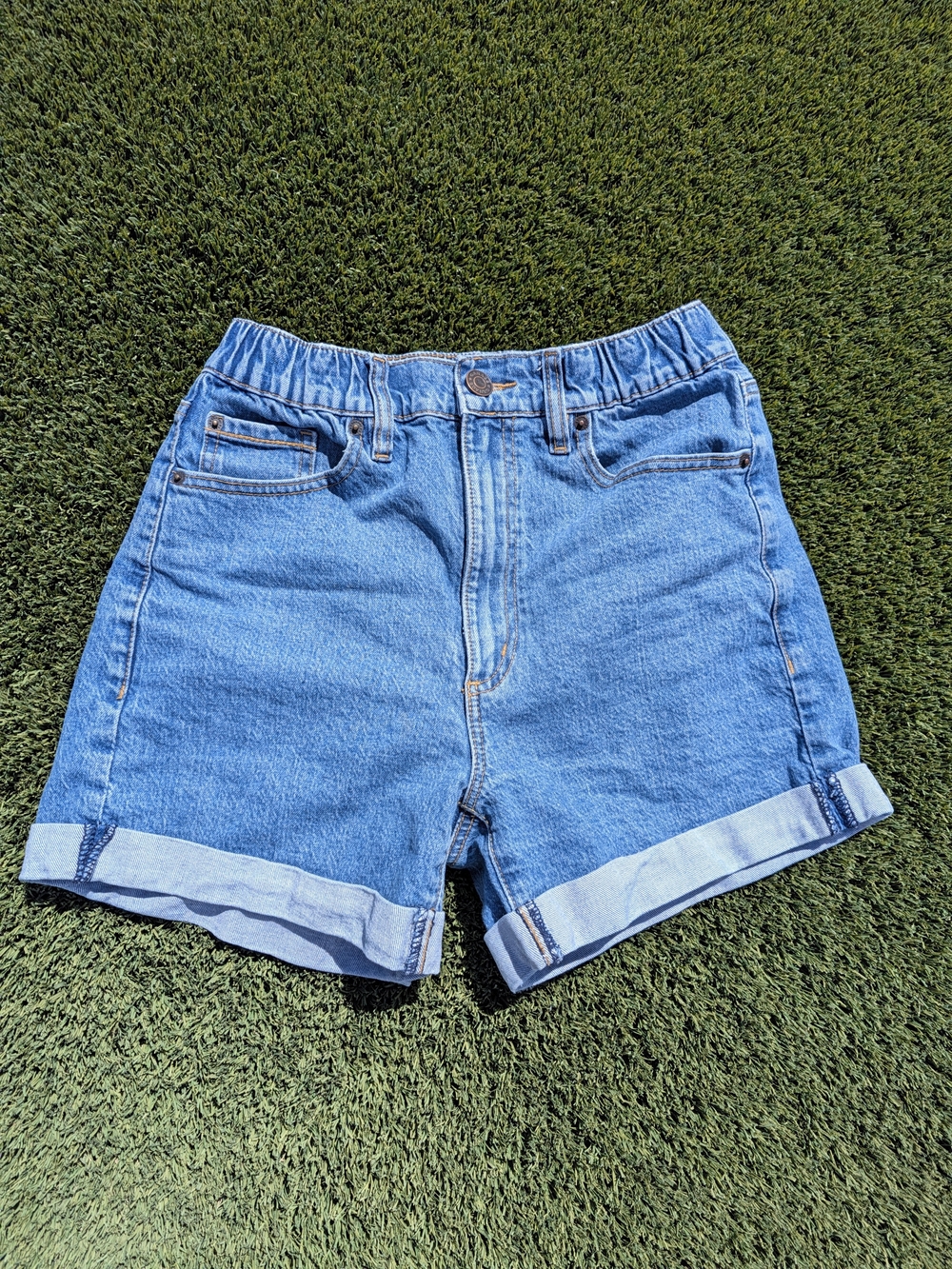 Garage Classic Blue Denim Women's Shorts Size 26
